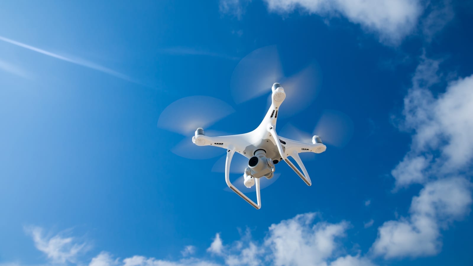 A survey drone Roofmaster uses to inspect roofs from the air in the Swansea area
