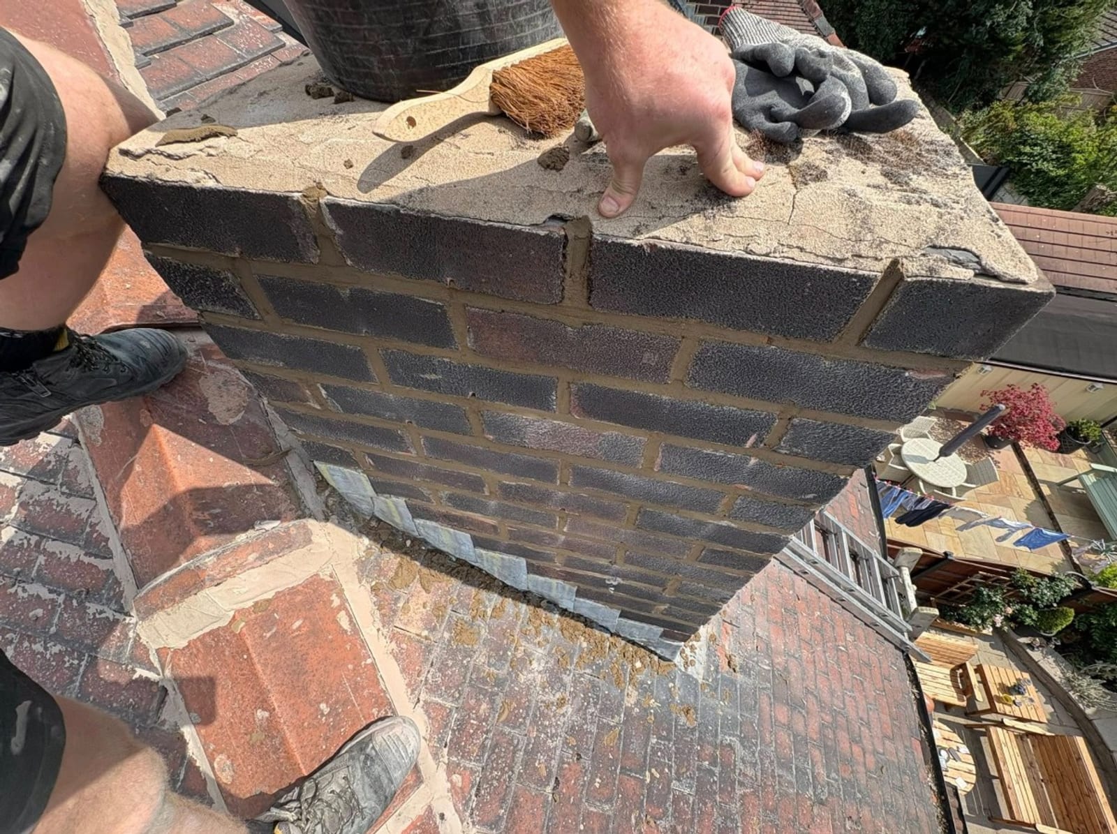 Chimney Repairs by Roofmaster in the Swansea area